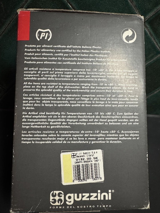 Image 1 of Guzzini “Chef Line” measuring cup design by B. Gecchelin ca. 1985–1992.