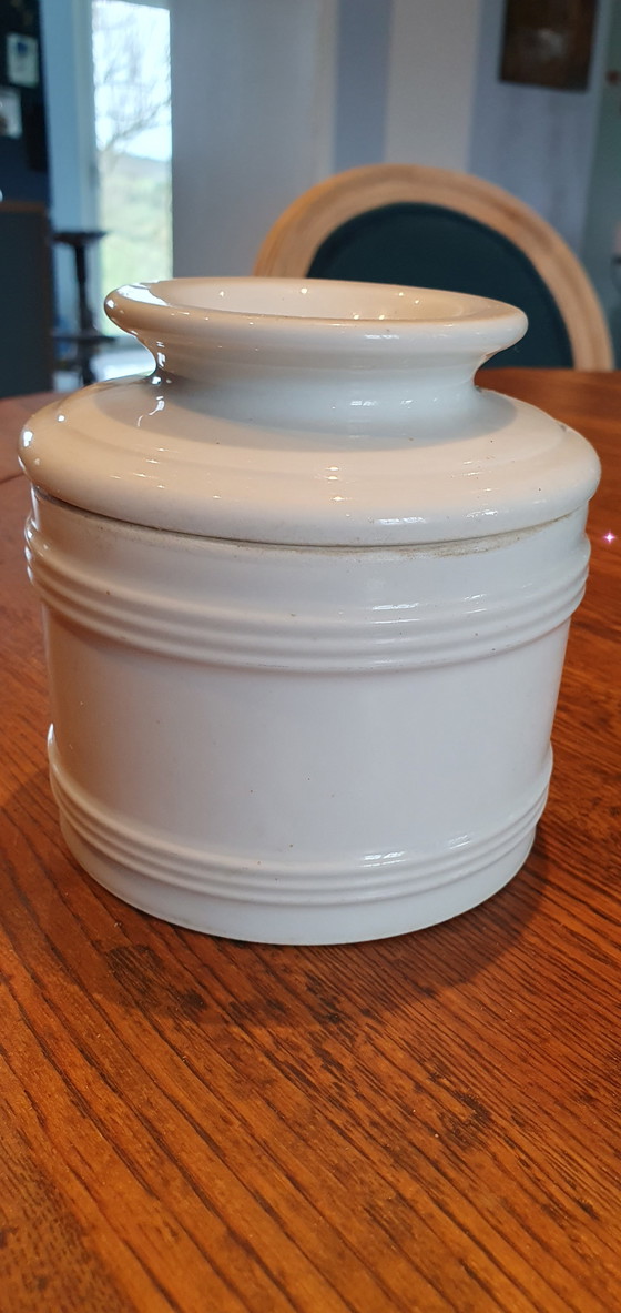 Image 1 of Olla para hacer queso; loza fina antigua