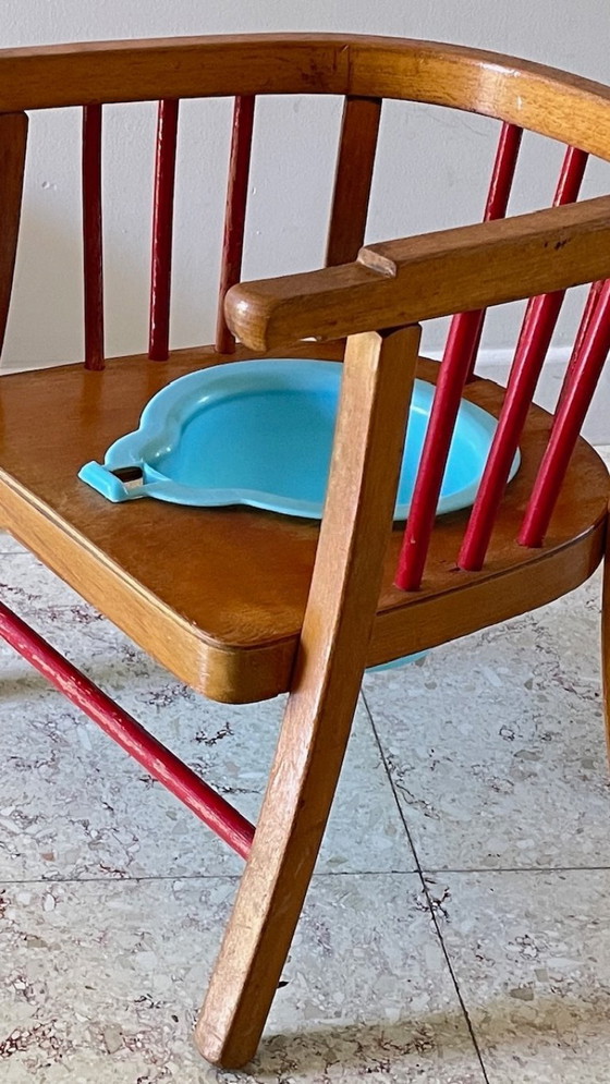 Image 1 of Poltrona per bambini in legno vintage Baumann