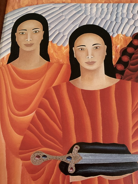 Image 1 of Unique framed art reproduction
