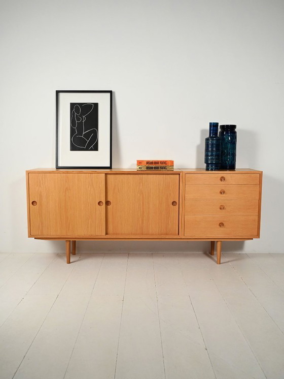 Image 1 of Scandinavian oak sideboard by Børge Mogensen for Karl Andersson & Söner, 1960s