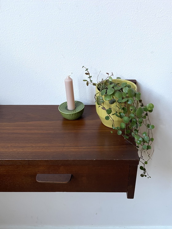 Image 1 of Vintage Wandmeubel met Lades in de stijl van Poul Cadovius