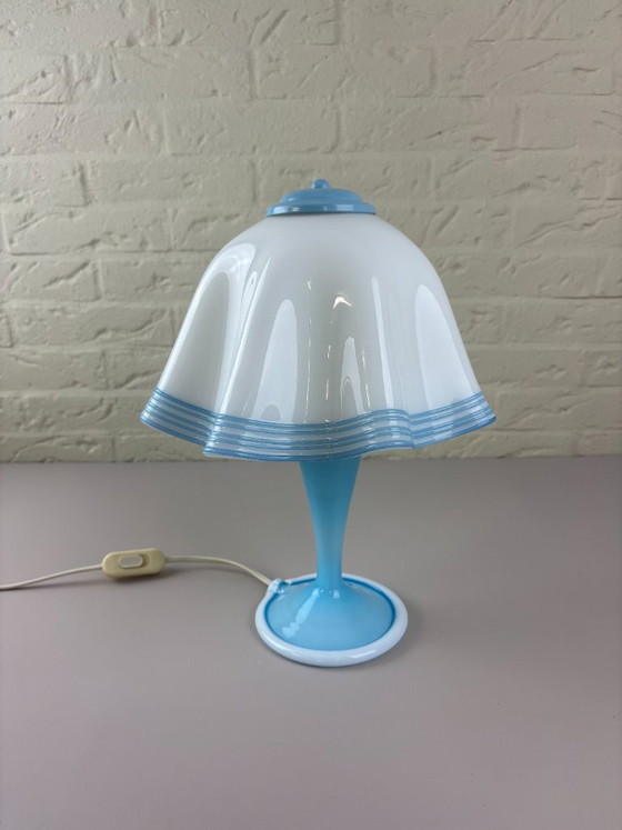 Image 1 of Lampe de table vintage Murano Fazzoletto – 1970