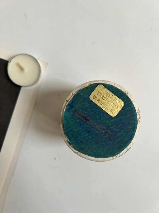 Image 1 of Travertin-Kerzenständer Fratelli Manelli Italien 1970