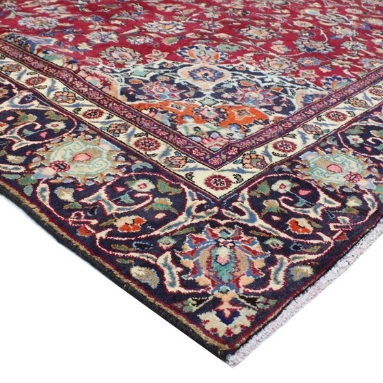 Image 1 of Hand-knotted Persian carpet Mashhad 370x270