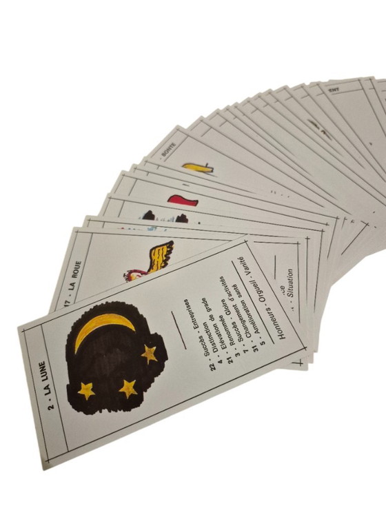 Jeux du Spiritisme, paper cards, Table accessories, White (photo 11 of 11)