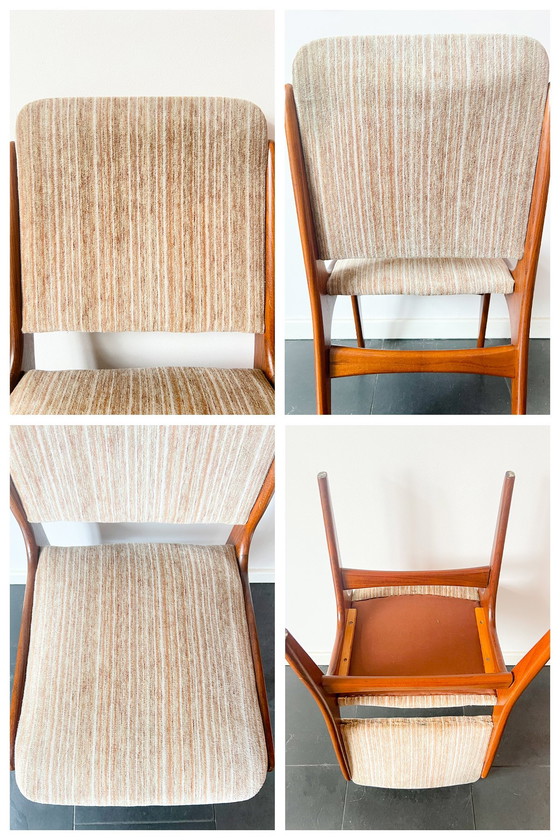 Image 1 of Vintage Chair - Mahjongg Netherlands - Johannes Andersen - Wood, Fabric - 60s/70s - Scandinavian Style