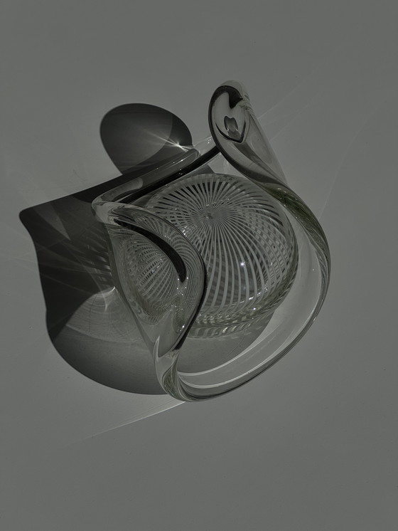 Image 1 of Dekoratives Glasobjekt aus Italien, 1970er Jahre