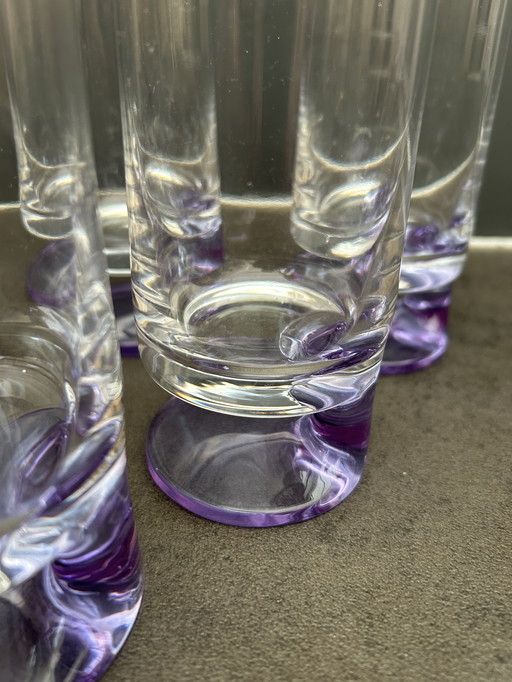 Set de 6 verres Joe Colombo Smoke pour Arnolfo di Cambio 12cm
