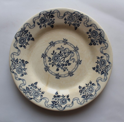 Gien plate x5, Osborne model 1875