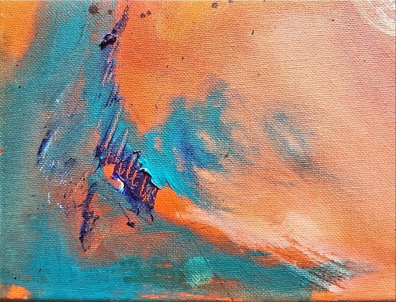 Image 1 of Abstract schilderij,Go Inside