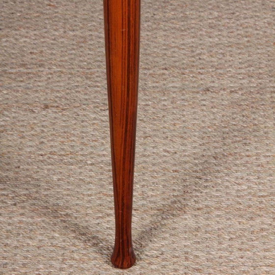 Image 1 of Table de repas ronde et extensible en bois, 1960