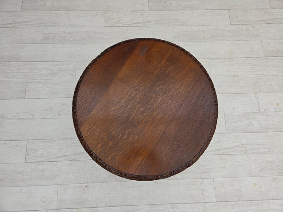 Image 1 of 1930s, Scandinavian side cabinet, dark oak wood.