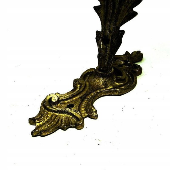 Wandlampe im Jugendstil aus dem frühen 20. Jahrhundert, Schweden – Wandleuchten, Brass (photo 7 of 13)