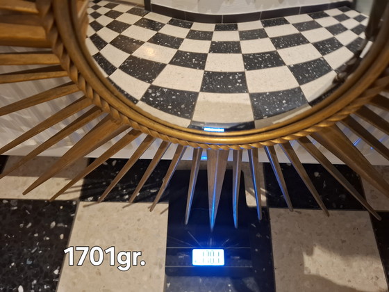 Image 1 of Specchio solare Chaty Vallauris 86 cm del 1960. Vetro convesso 18,50 cm.