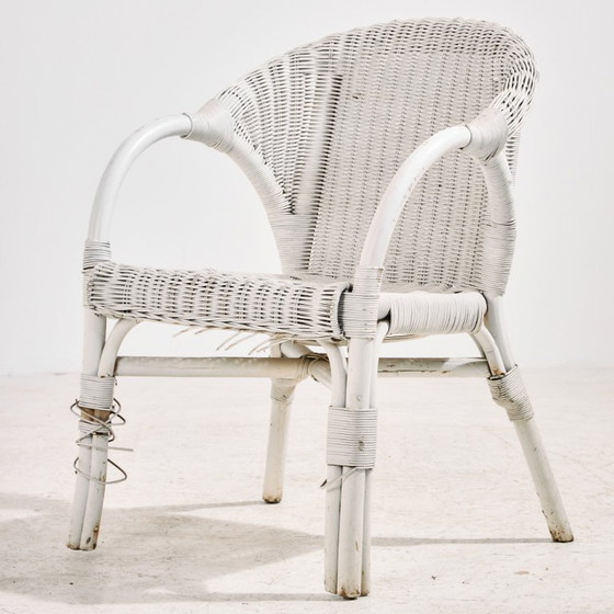 Image 1 of MK11543 Set in rattan e bambù, set da 5 pezzi