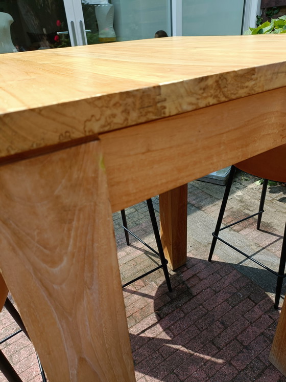 Image 1 of Hardwood standing table