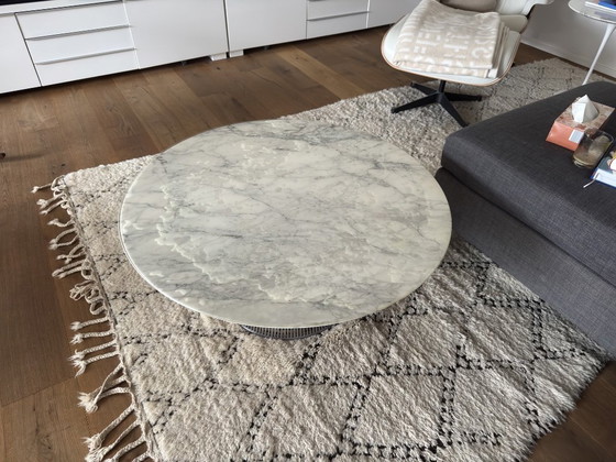 Image 1 of Tavolino da caffè originale Warren Platner di Knoll, marmo Arabescato