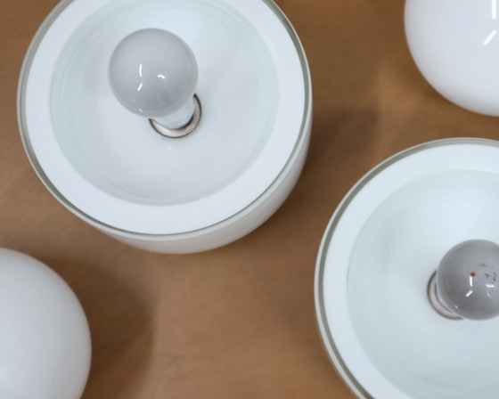 Image 1 of Paire de lampes de table en verre de Murano VISTOSI années 1960