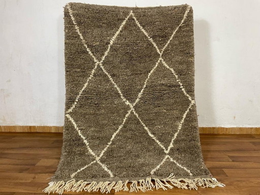Tapis Beni Ouarain en laine authentique 200cmx150cm