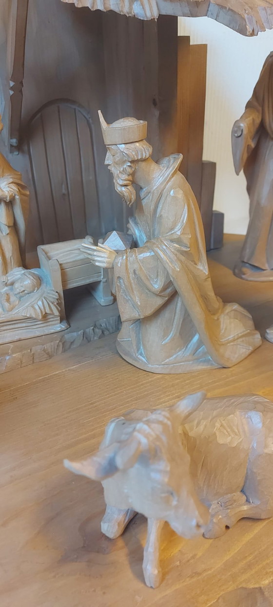 Image 1 of Crèche vintage d'Oberammergau