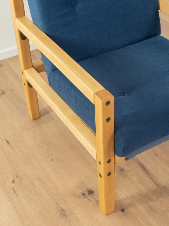 Image 1 of Flötotto-Sessel, 1970er Jahre, 2er-Set, blauer Bezug