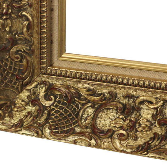 Vintage Klassieke Lijst Rococo Stijl Florale Motieven 72x55cm – Lijsten, Wood (photo 9 of 16)