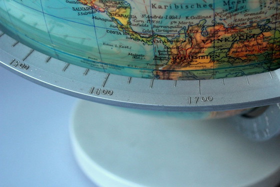 Image 1 of COLUMBUS Globe terrestre DUPLEX avec lumière et côté jour/nuit Vintage