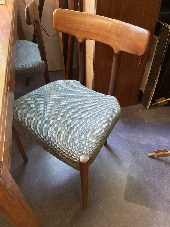 Image 1 of 4 sedie da pranzo vintage uniche di Fristho