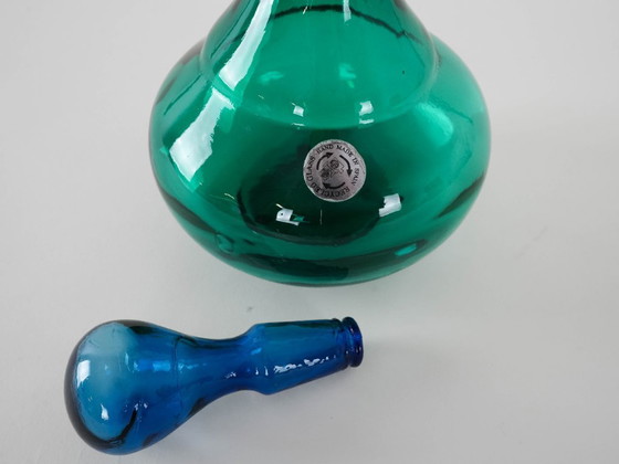 Image 1 of Glaskaraffe, spanisches Design, 1990er Jahre, hergestellt in Spanien