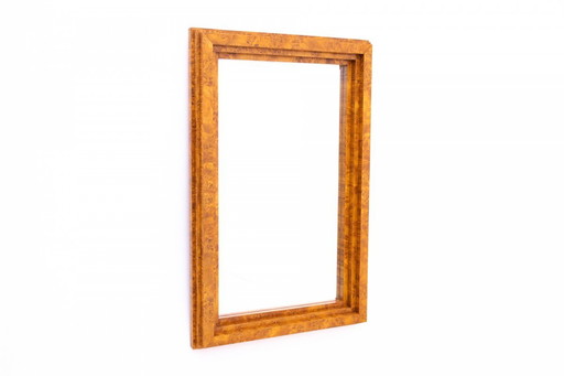 Rectangular Art Deco mirror, mid 20th century, Poland.