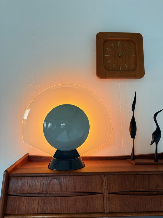 Image 1 of Lampada da tavolo postmoderna ‘Tikal’, Arteluce Italia ‘80
