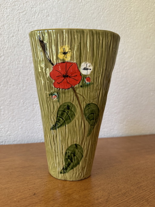 Triangular ceramic vase from the 60s