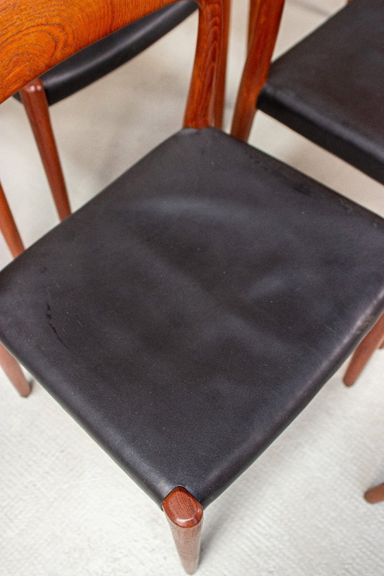 6 sedie Niels O. Möller modello 77 in teak danese, vintage anni '60 – Niels Otto Møller, Sedie da pranzo (photo 19 of 21)