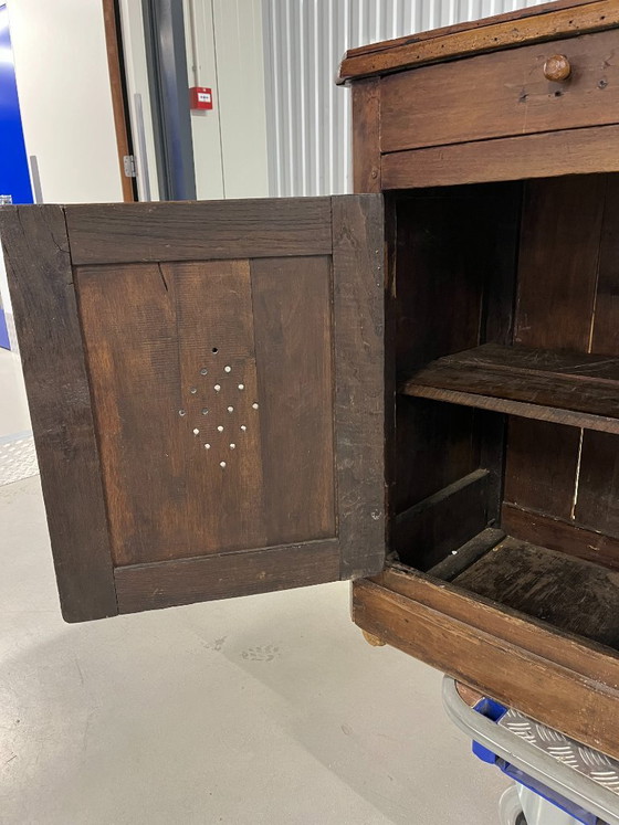 Authentic Cévenol Garde-Manger – Restored French Cabinet – Storage cabinet, Wood (photo 5 of 8)