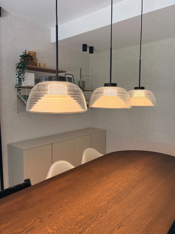 Image 1 of 3x Muuto two layer hanglamp zwart
