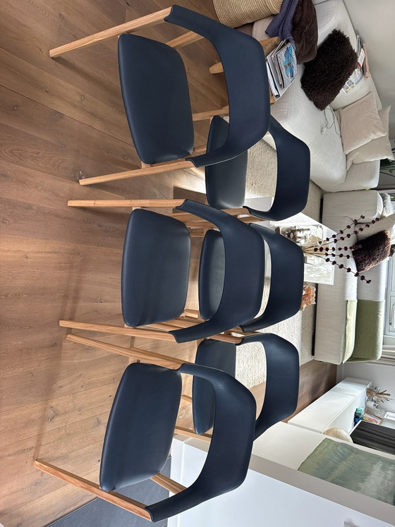 6 Michael Schneider Condehouse Dining chairs – condehouse Michael Schneider, Wood, Leather (photo 6 of 6)