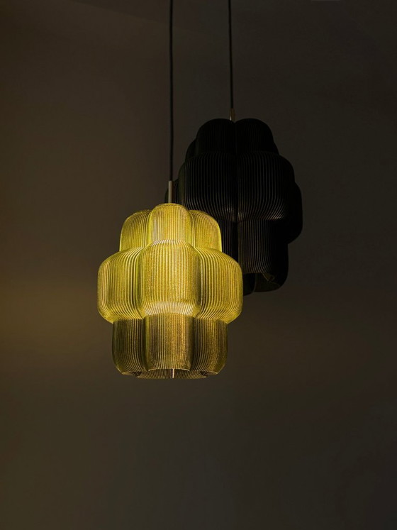 Image 1 of Petulia L "Olivine" ByLucop - Organic Sculptural Pendant Lamp - Artisan 3D Printed Design