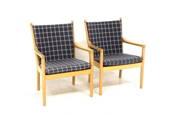 Sessel Modell 1788 von Børge Mogensen für Fritz Hansen, 1970er, 2er Set (Foto 7 von 7)