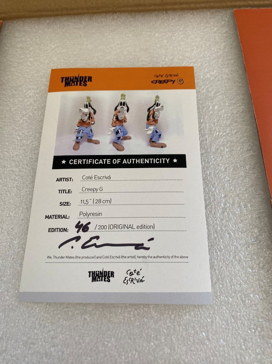 Image 1 of Creepy G Dingo Disney – Coté Escriva – Edición original - Thunder Mates 2018