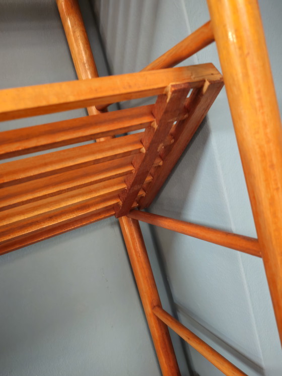 Image 1 of Credenza vintage Willem Lutjens Stokkenkast Scaffale da muro