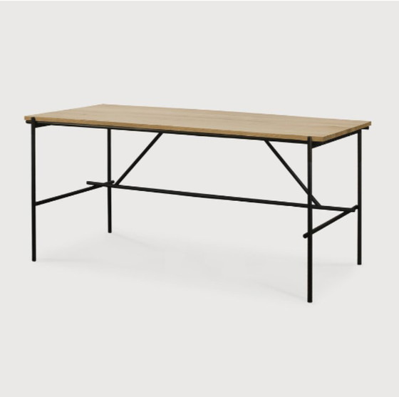 Desk Ethnicraft Oscar 170 cm x 80 cm natural oak – Metal, Wood (photo 2 of 5)