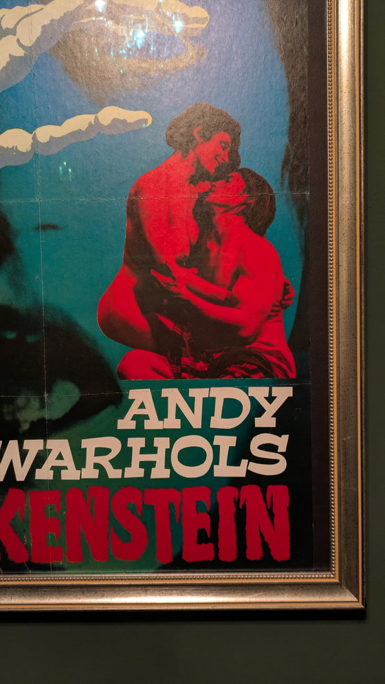 Image 1 of Andy Warhol's Frankenstein movie poster, vintage