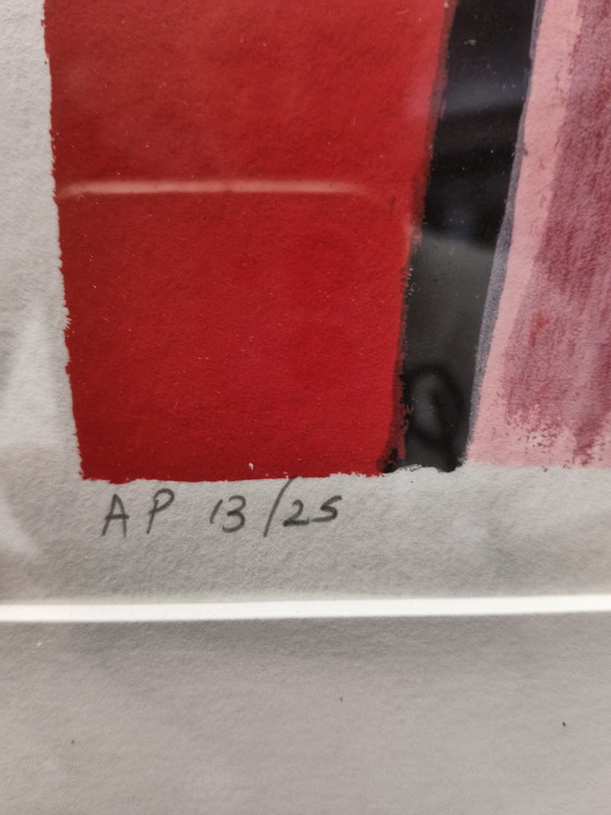 Lithographie Nol Vonk art brut – Lithographies et sérigraphies, Glass, Paper (photo 7 of 7)