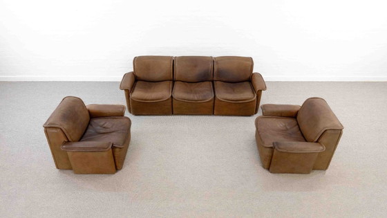 Image 1 of Modular De Sede Sofa DS-12 in Cognac Leather, 70s