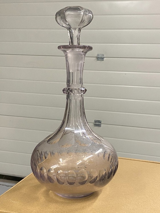 Image 1 of Caraffa in vetro Val Saint Lambert