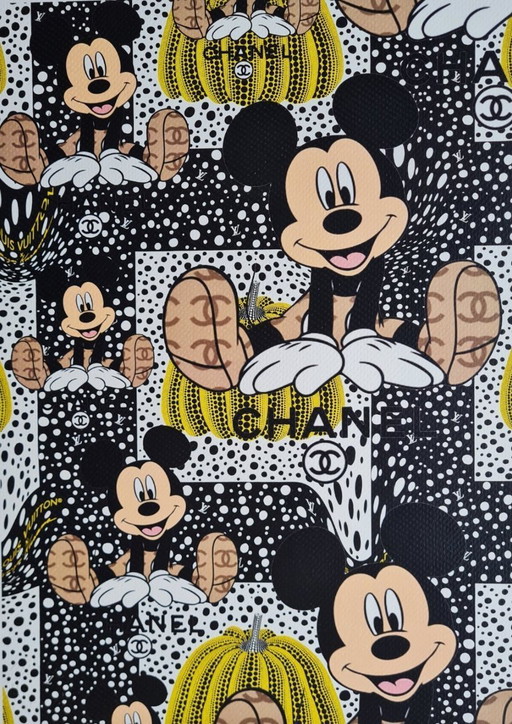 Nach Yayoi Kusama, Mickey Mouse, Lithografie, 1990er Jahre