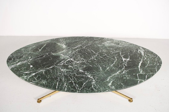 Image 1 of COUCHTISCH MARMOR MESSING MICHEL KIN ITALIEN 1960 ARFLEX VERLAG