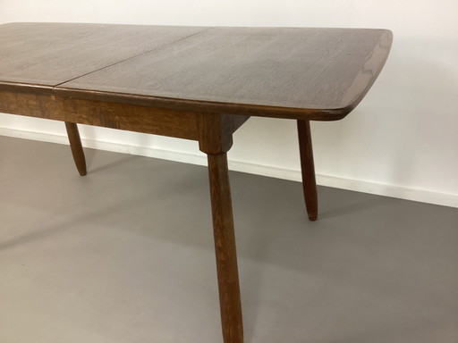 Tavolo allungabile in legno vintage anni Sessanta