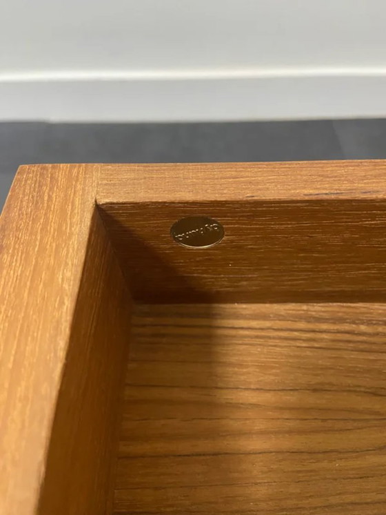 Image 1 of Tavolino da caffè in teak Dyrlund con cassetto